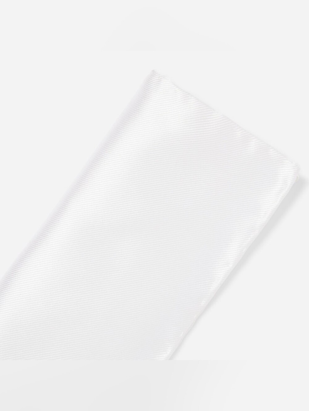 NWT The Tie Bar White Pocket Square - Picture 3 of 4